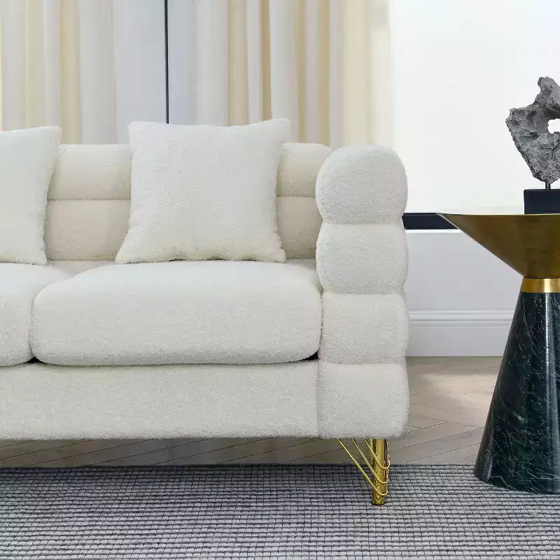 Divano Sezionale Profondo - Divano Comfort da 81" con 3 Cuscini