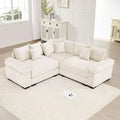 Oversized Cloud Modular Sectional Couch,Convertible Sectional Couches Deep Seat Extra-Wide Armrests