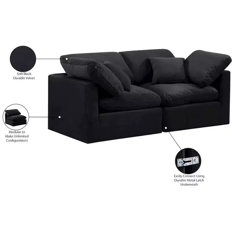 Divano modulare Indulge Velvet