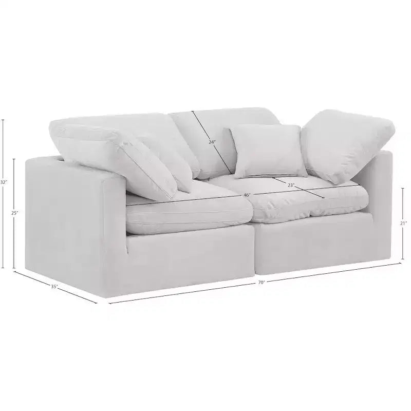 Divano modulare Indulge Velvet