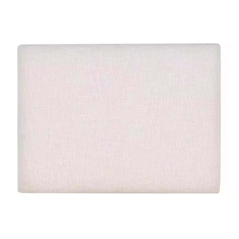 Sgabello d'appoggio Linon Ashburn Campaign Oatmeal Gold